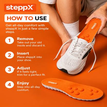 SteppX 4D Cloud — Healthy Sport Barefoot Insolesˢˣ